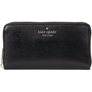 Kate Spade Large Black Leather Wallet - BNWT